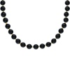 Бусы 823103 Ø 8 (Серебро, Янтарь, позолота)